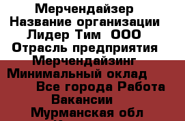Мерчендайзер › Название организации ­ Лидер Тим, ООО › Отрасль предприятия ­ Мерчендайзинг › Минимальный оклад ­ 27 800 - Все города Работа » Вакансии   . Мурманская обл.,Кировск г.